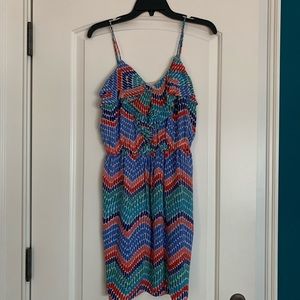 Fun pattern summer dress